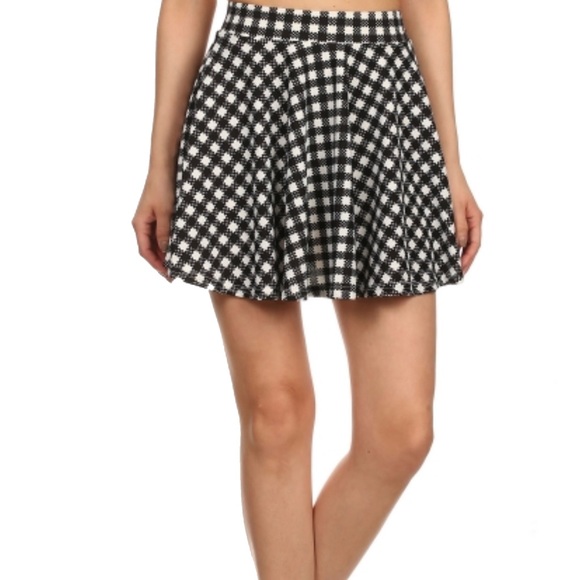 Blair House Boutique Dresses & Skirts - "Malorie" Skater Skirt - GINGHAM